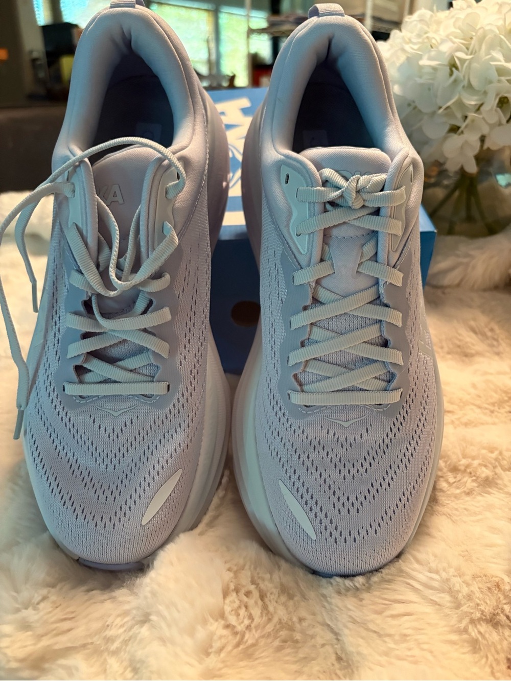 Hoka Women's Running Shoes - Light Lavender/White